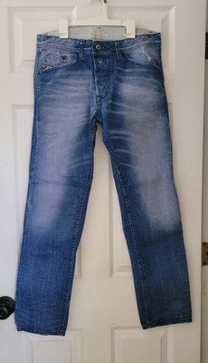 NWT Diesel Darron Slim Taper Bleached Out Mens Jeans 30 X 30 Button Fly