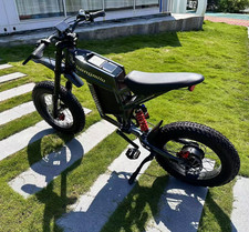 Powerful 20" Fat Tire E-Bike 1500W 60V 40MPH Electric MountainBike for Adventure