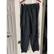 Nike Mens Sz XL Black vintage 90s Nylon Windbreaker athletic Track Jogger pants