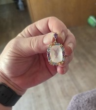 Multi Gemstone Sterling Pendant