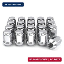 M12x1.50 Solid Piece Bulge Acorn Lug Nuts NO Cap for Select Aftermarket Fact