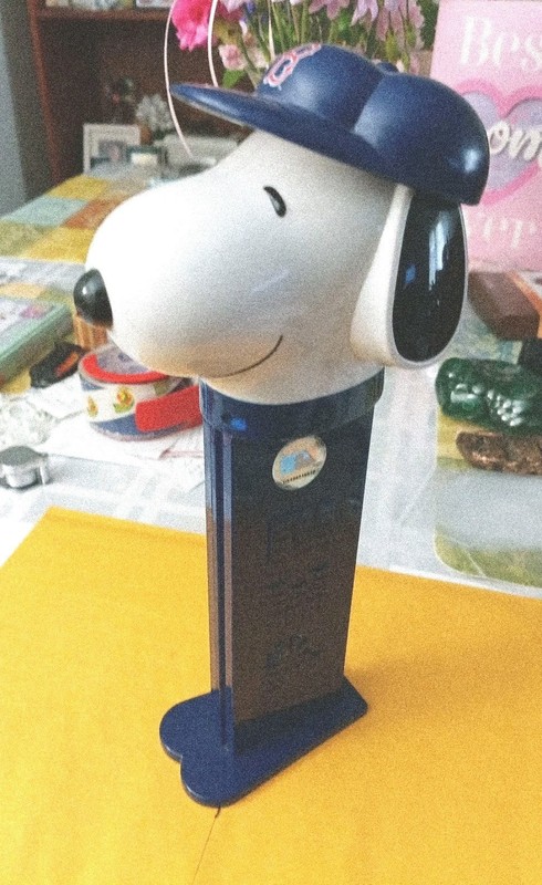 Vintage Giant 13" Snoopy Pez Boston Red Sox Dispenser Mint Condition Only One!