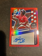 2026 Stars & Stripes Marcus Cantu Red Auto #20/99 Coastal Carolina University