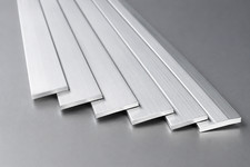 Natural Aluminium Flat Bar Plate 1m / 39.37"  Various Sizes Durable