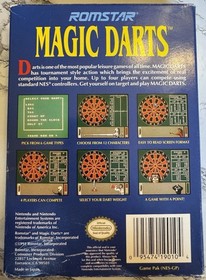 Magic Darts Nintendo NES Game. Box & Instruction Book Included. Tested Working