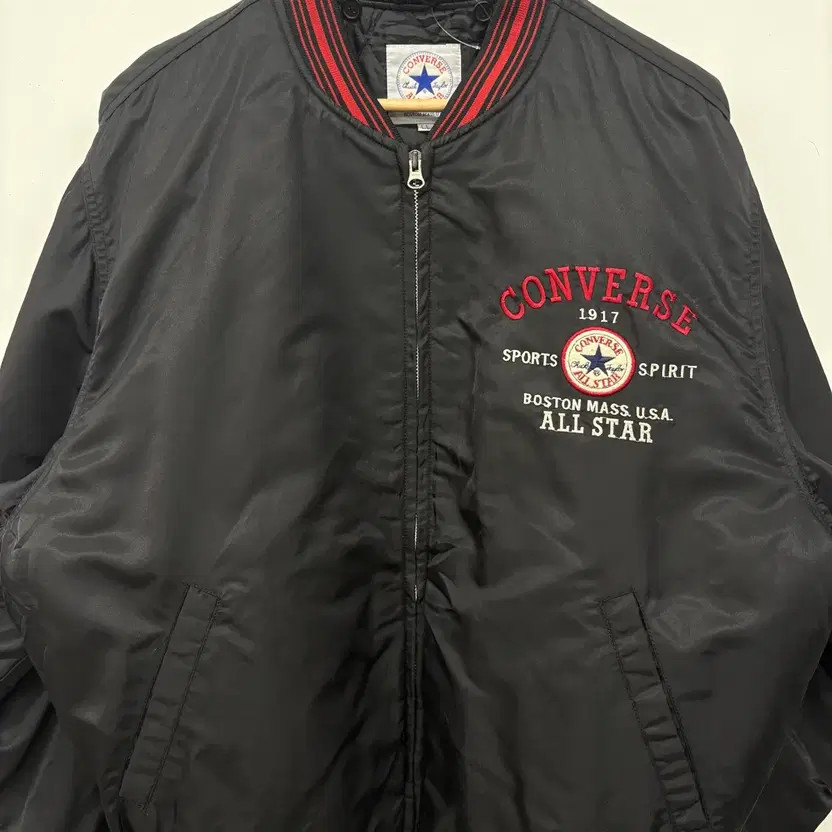 Converse All Star Black Bomber Jacket Men/L thumbnail 6