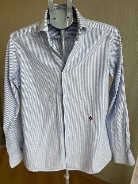 Men Ballantyne Shirt White Cotton 38 / M / 46