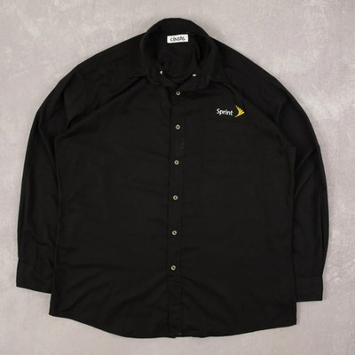 Vintage Workwear Hemd XL Herren Schwarz Utility
