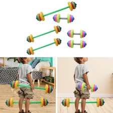 2x Kids Dumbbell Toy Children Barbell Workout Equipment