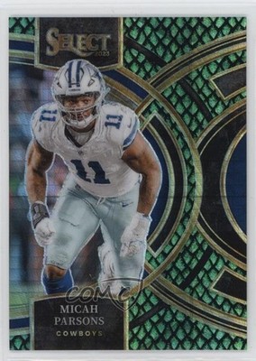 2023 Panini Select Premier Level Dragon Scale Prizm /70 Micah Parsons #126 rf2