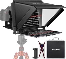 Neewer 12 Aluminum Alloy Teleprompter iPad Tablet Smartphone Camera NO Remote