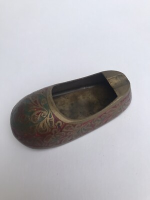 Vintage Brass Shoe Ashtray From India | eBay