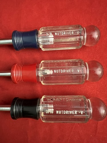 3 Drivers de tuerca Craftsman SAE serie V vintage 1/4" 41971, 3/8" 41974, 3/16” 41977 - Imagen 9 de 12