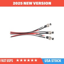 3 Pack Mini Push Button Pre-Wired Momentary N/O OFF-ON Switch Plug 12V 5AMP SPST