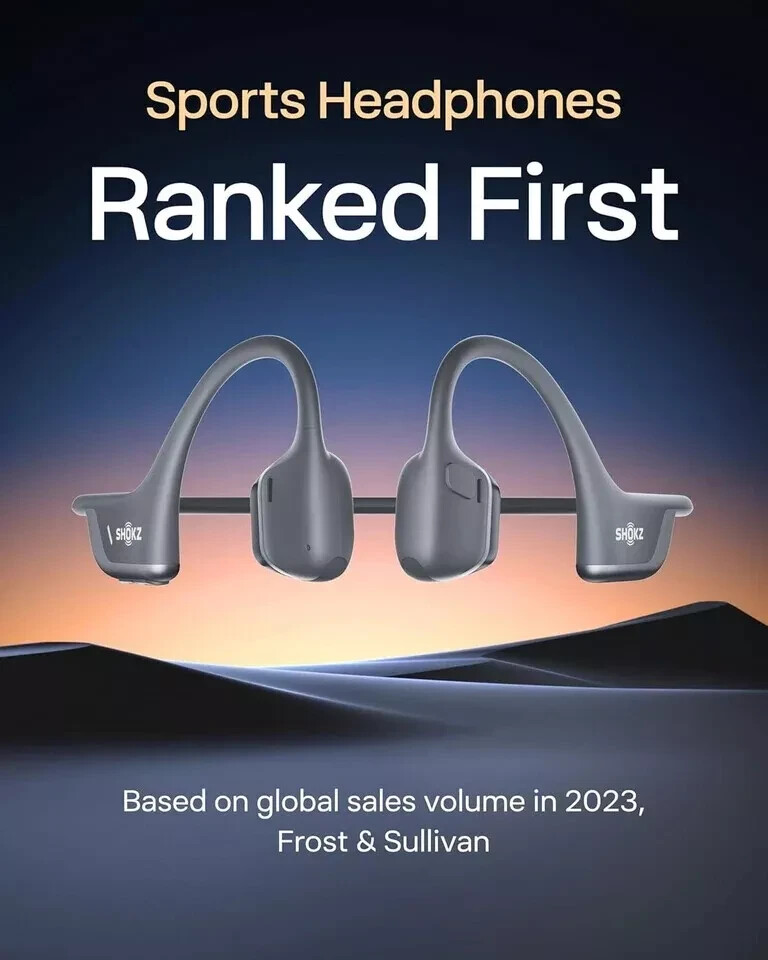 Shokz - OpenRun Pro 2 骨传导开耳式运动耳机黑色 S820 - 全新- | eBay