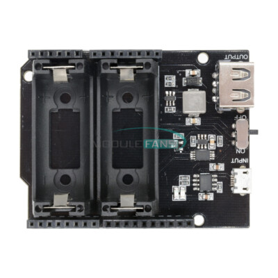 16340 Battery Shield ESP8266 ESP32 Power Bank Supply Module for Arduino UNO R3