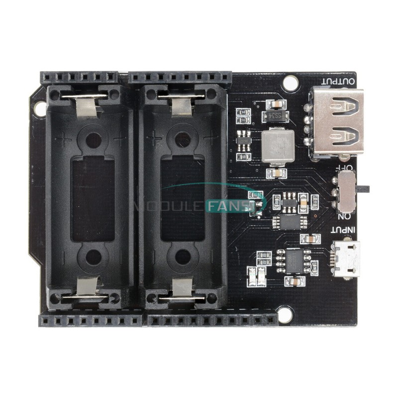 16340 Battery Shield ESP8266 ESP32 Power Bank Supply Module for Arduino UNO R3