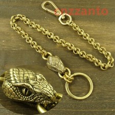Brass "Viper snake head" Clasps swivel snap hook key Fob chain ring clip H127