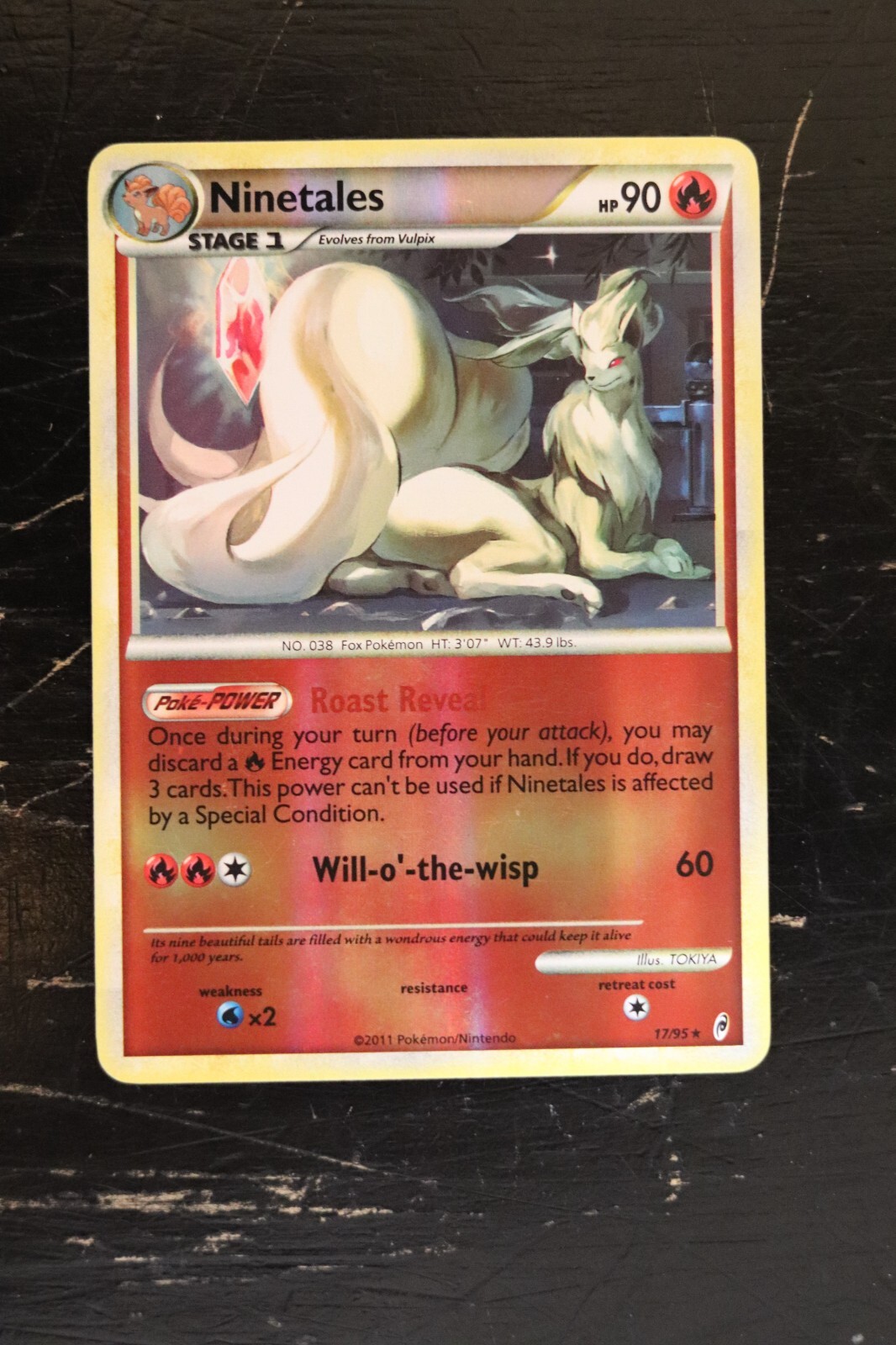 Ninetales 17/95 Call of Legends Holo