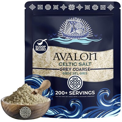 8.0 OZ Coarse Celtic Sea Salt Organic, Unrefined French Celtic Salt Organic 82 M