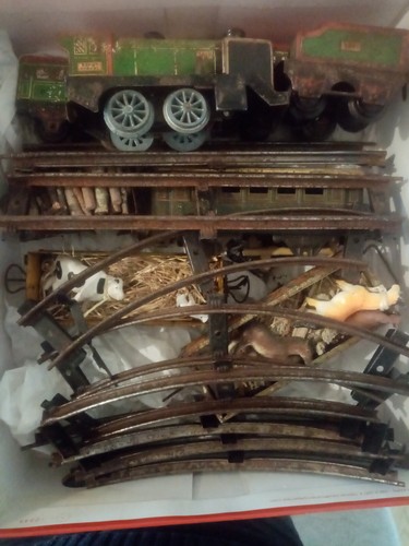 Ancien Coffret Train Mécanique Hornby Meccano M0 Vintage Collection