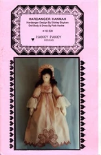 Hardanger Dress and Doll 24" Pattern Hanky Panky Soft Sculpture