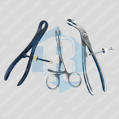 3 Pcs Bone Reduction Forceps Bone Holding Forceps With Thread Lock Orthopedics