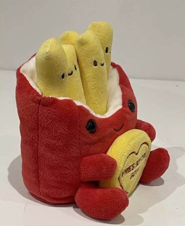 Swizzles Love Hearts Fries Before Guys Plush Cuddly Soft Toy