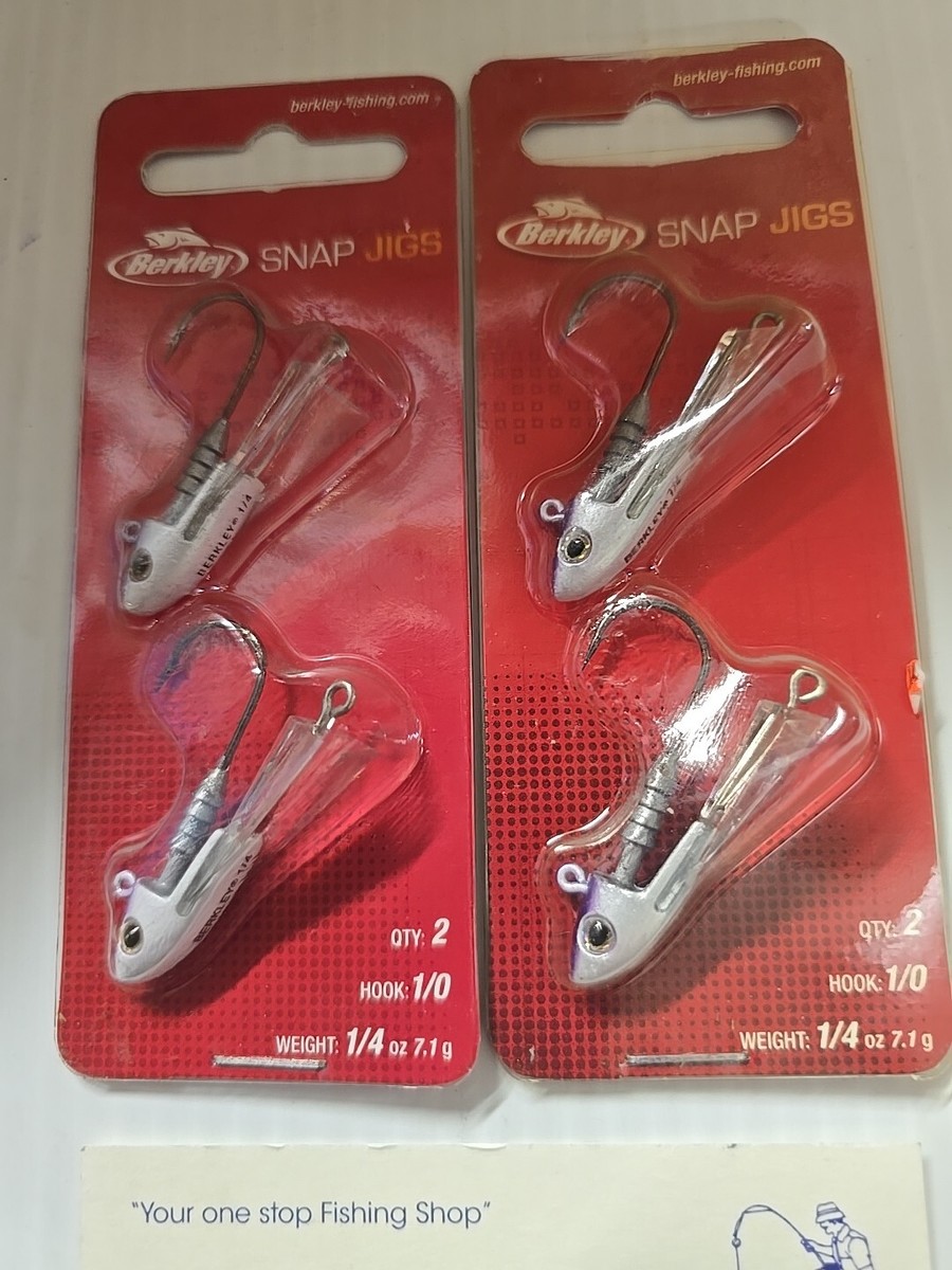 Berkley Fusion19 Snap Jigs Fishing Lure - Chartreuse Color, Size 1/0 Hook