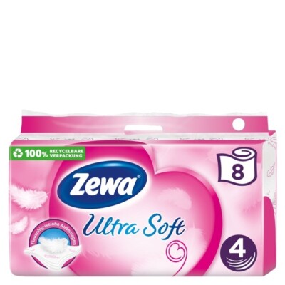 ZEWA Ultra Soft Toilet paper 4-ply/8 rolls Scented toilet paper  - FREE SHIPPING