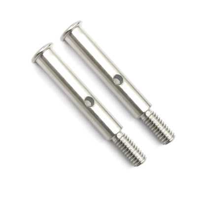  2Pcs Metal Front Axle Shaft for 1/10 Traxxas Slash 2WD Stampede Rustler VXL-5