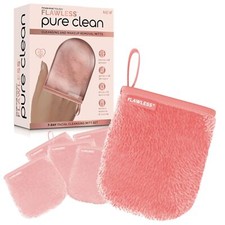 Finishing Touch Flawless Facial Mitt Makeup Remover, Pure Clean 7-Day