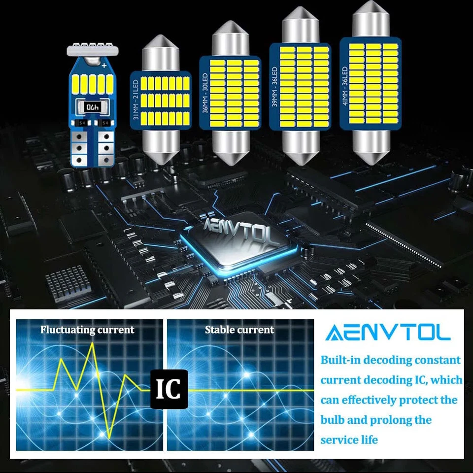 Interior LED para Citroën C4 Grand Picasso Berlingo C-Zero Jumper Despacho Nemo - Imagen 4 de 4