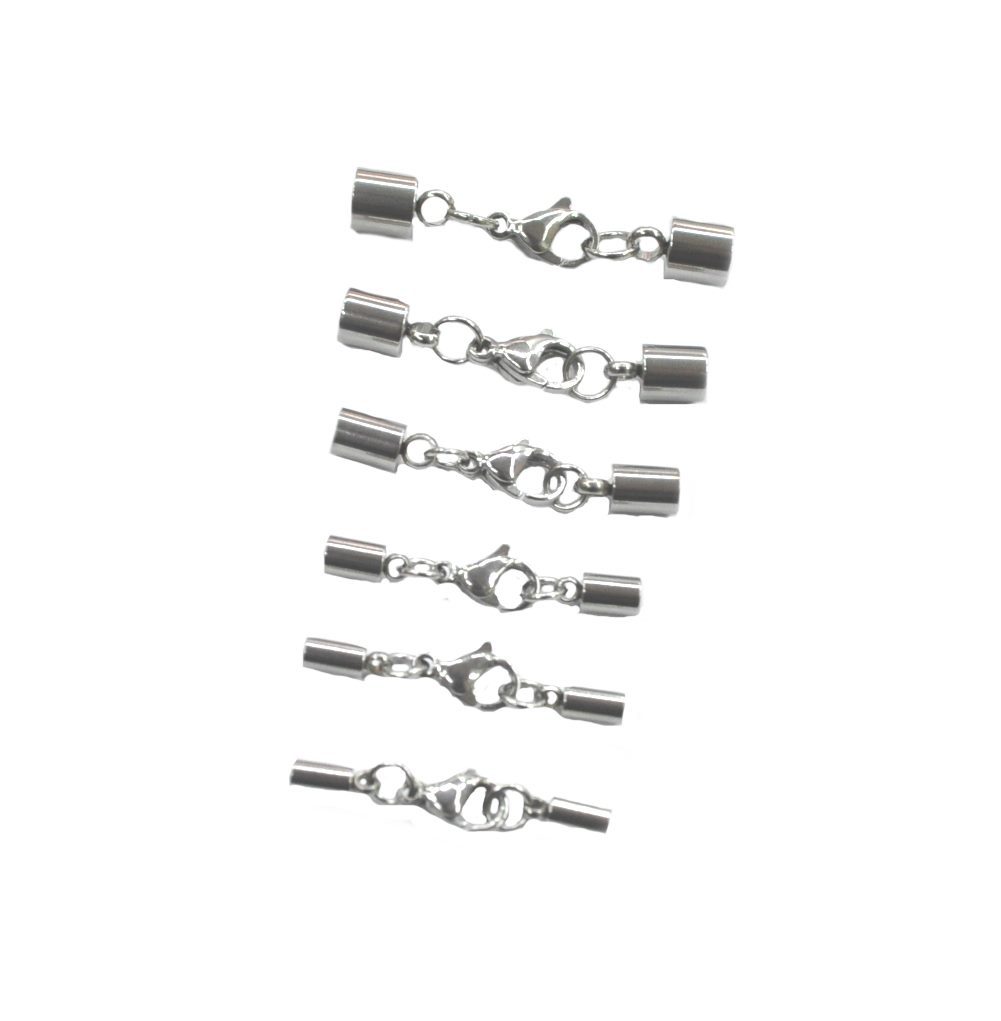 6 Stück Mini Karabiner Edelstahl | Schmuckverschlüsse Für Halsketten & Armbänder