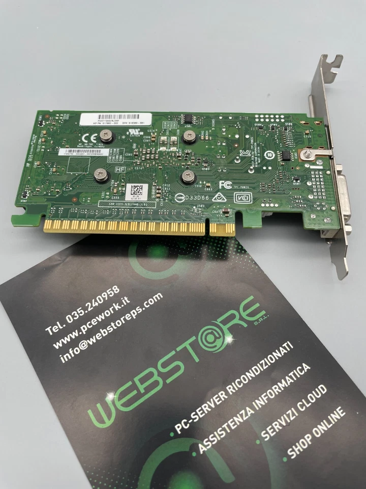 NVIDIA GT730 2GB HP 917882-002 PCI EXPRESS DVI DISPLAY PORT SCHEDA VIDEO - Immagine 3 di 3