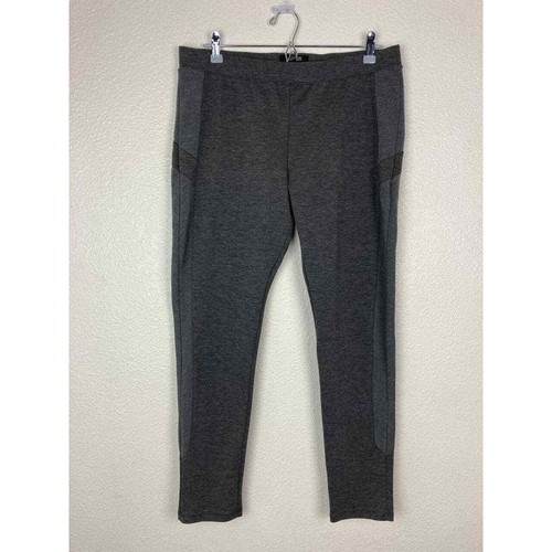 Apt.9 Grey Ponte Leggings Textured Side 
