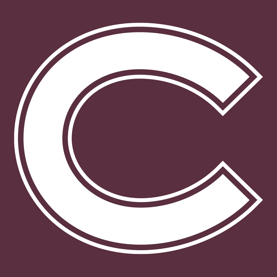 Colgate Front Back Print Hoodie - Maroon - Image 4 of 4