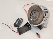 PEDAL CAR FIRE TRUCK MOTOR DRIVEN ELECTRIC SIREN CHROME 