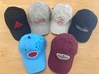 Vintage SARATOGA Race Course Embroidered Baseball Hats Giveaways - Lot of 6 NEW — photo 1