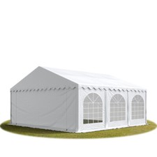 Tonnelle Barnum tente de réception 5x6 m Bâches PVC Blanc