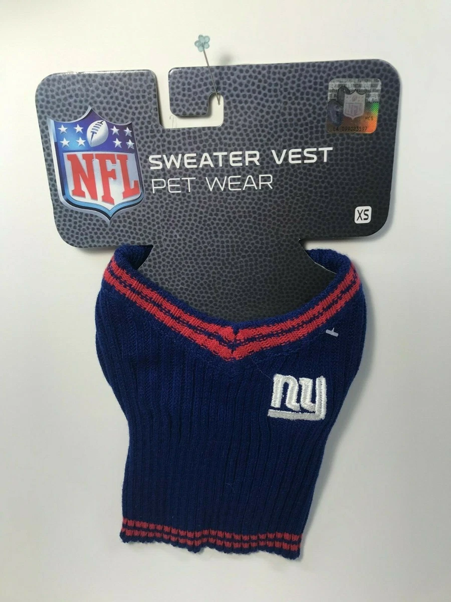 NY GIANTS Licensed NFL Dog Pet Sweater Vest item 2106 . eBay