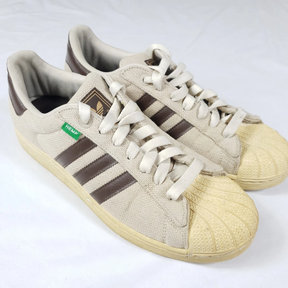 Adidas hemp shell toe deals shoes