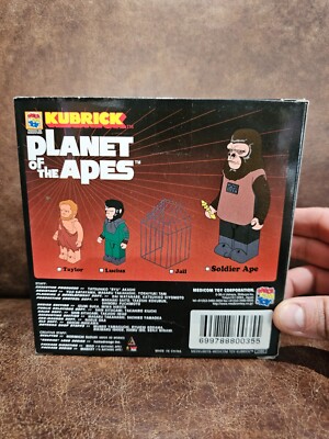 Kubrick Planet of the Apes Soldier Ape with Jail set + ALL PARTS
