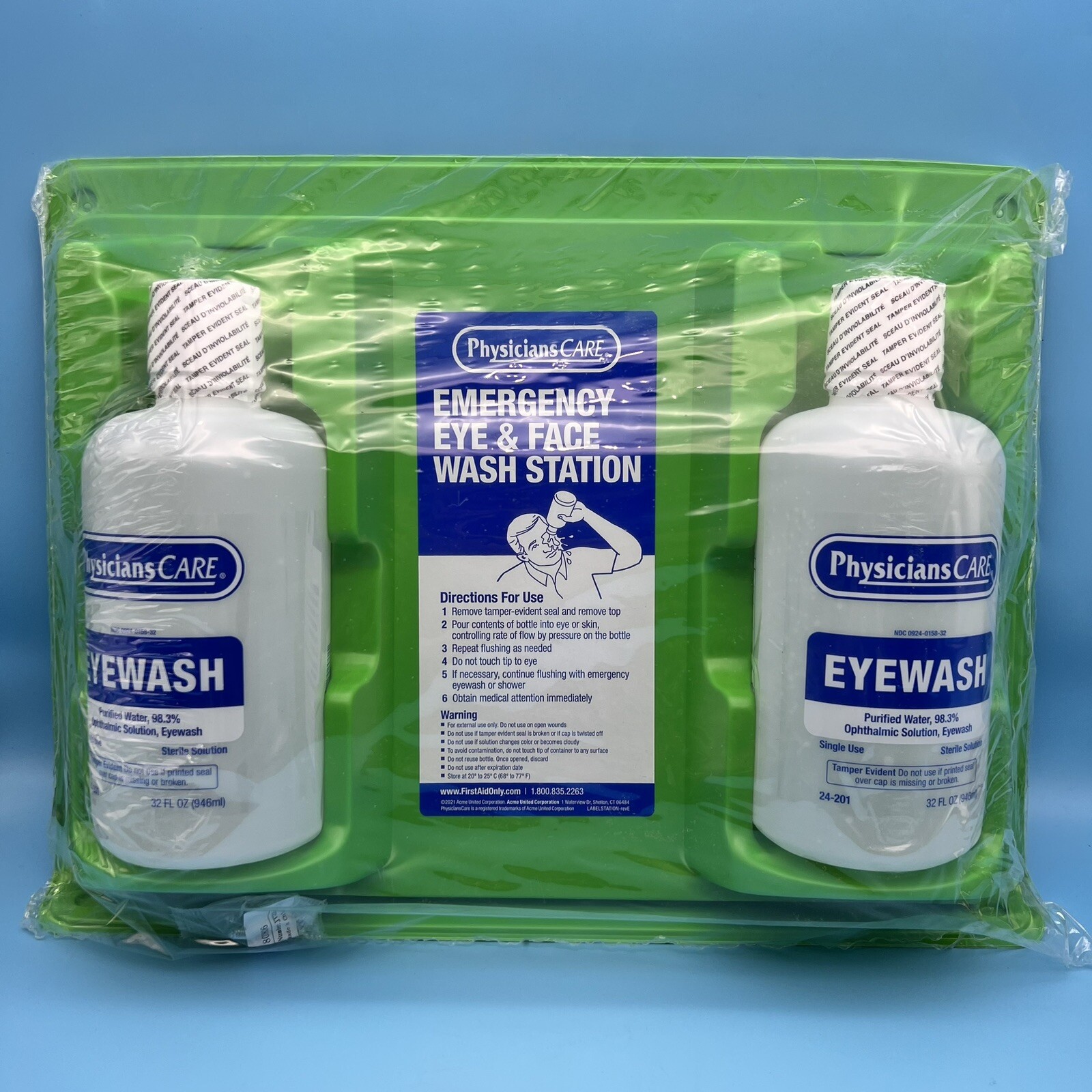 PHYSICIANSCARE 54613 Eye Wash Station, 232 oz. Bottles eBay