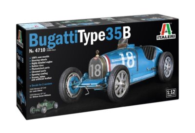 ITALERI イタレリ Bugatti Type 35B ブガッティ 1/12 Italeri 4710 1/12 Scale Model Racing Car Kit Bugatti Type 35B