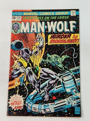 Creatures on the Loose 36 Man-Wolf Marvel Comics George Perez Bronze Age 1975