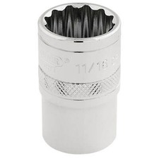 Image of Draper 1/2" Drive Hi Torq Bi Hexagon Socket Imperial 11/16"