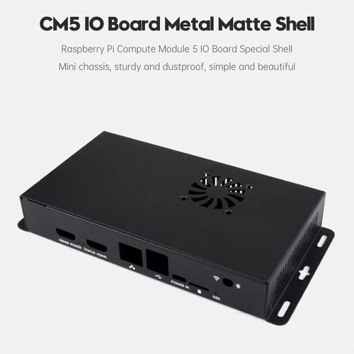 Raspberry Pi CM5 IO Contenitore di Espansione Scheda Metallo Heat Dissipation H7