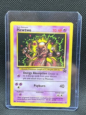 1999-2000 Mewtwo Pokemon Card #14 (Black Star Promo Card) | eBay