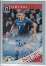 2018-19 Panini DONRUSS Soccer OPTIC BOBBY WOOD PRIZM SP Auto USA AUTOGRAPH